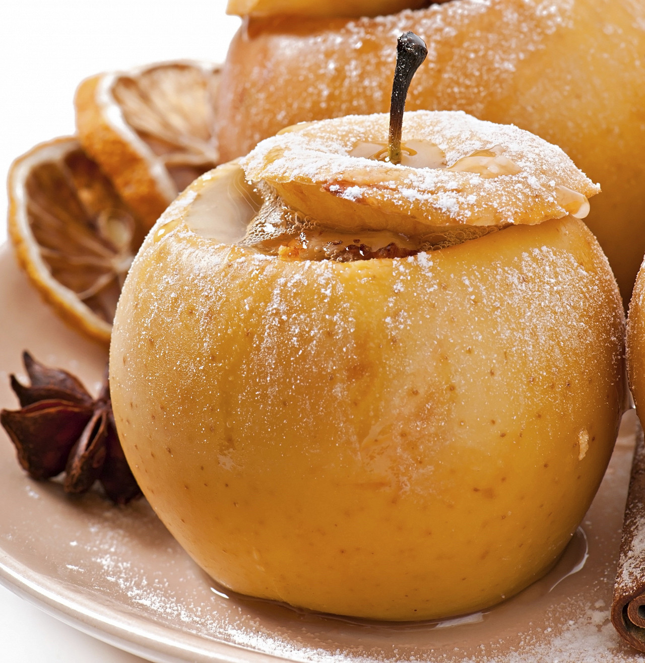 Запеченные яблоки в духовке рецепт с фото пошагово