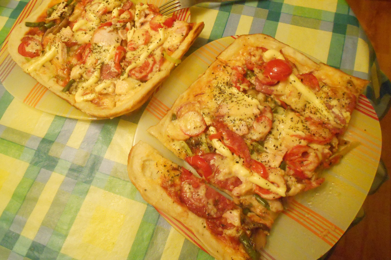 рецепт пицца с лисичками и колбасой фото 39