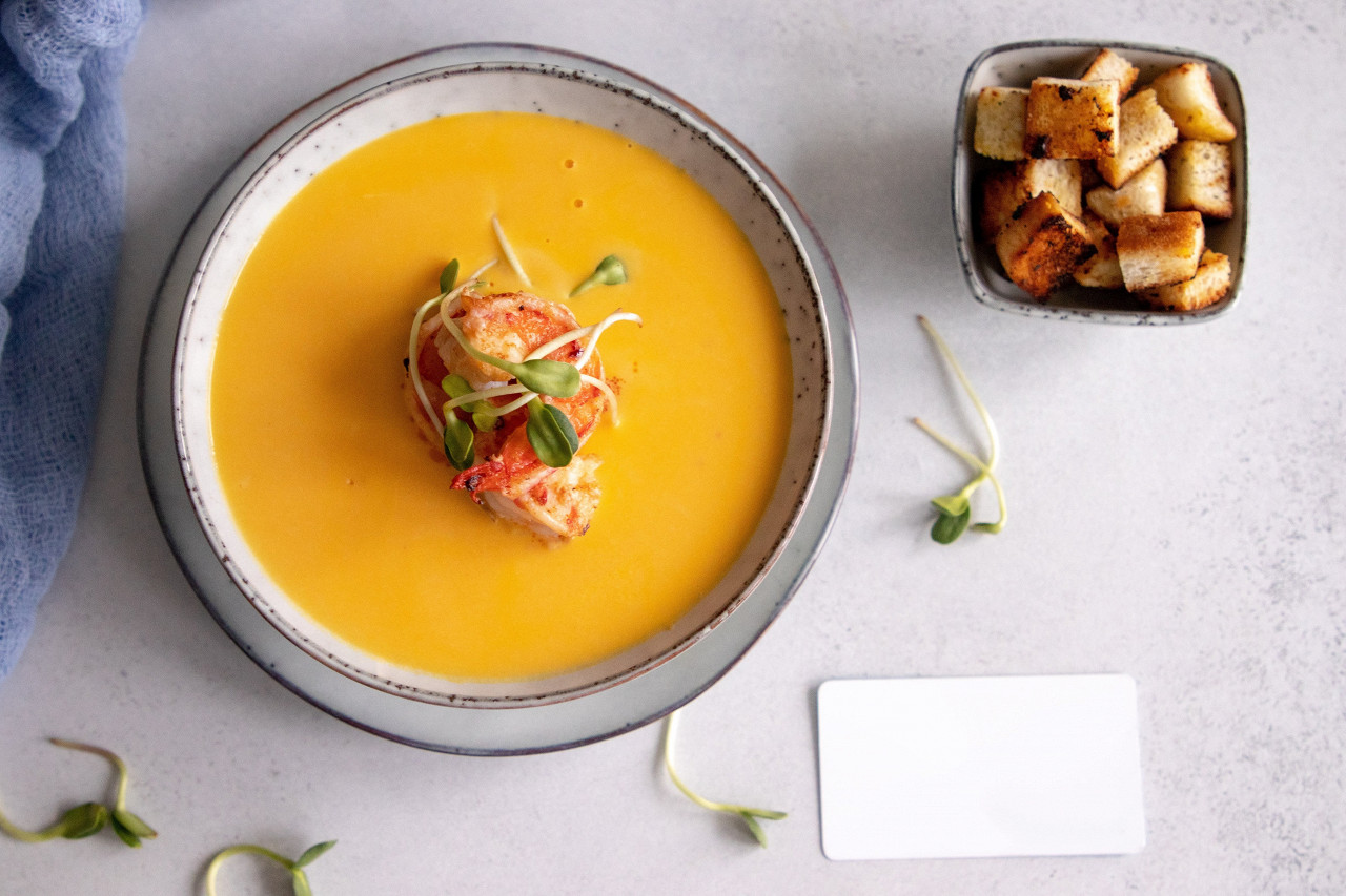Рецепт супа из тыквы с креветками: просто и вкусно!