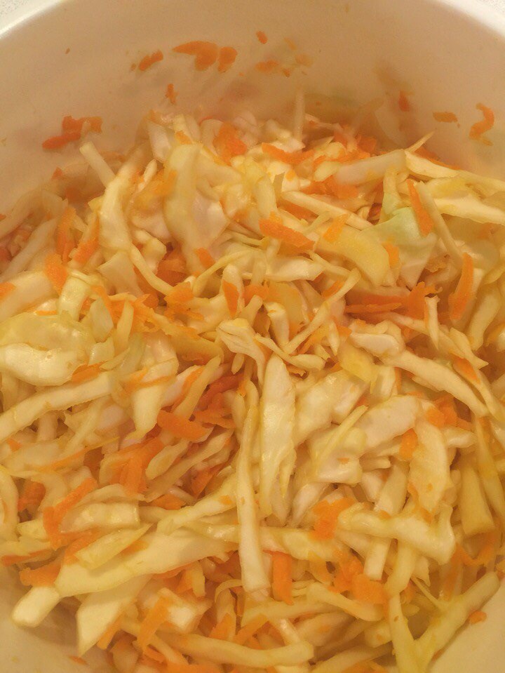 Капустный салат с морковью как в столовой рецепт фото