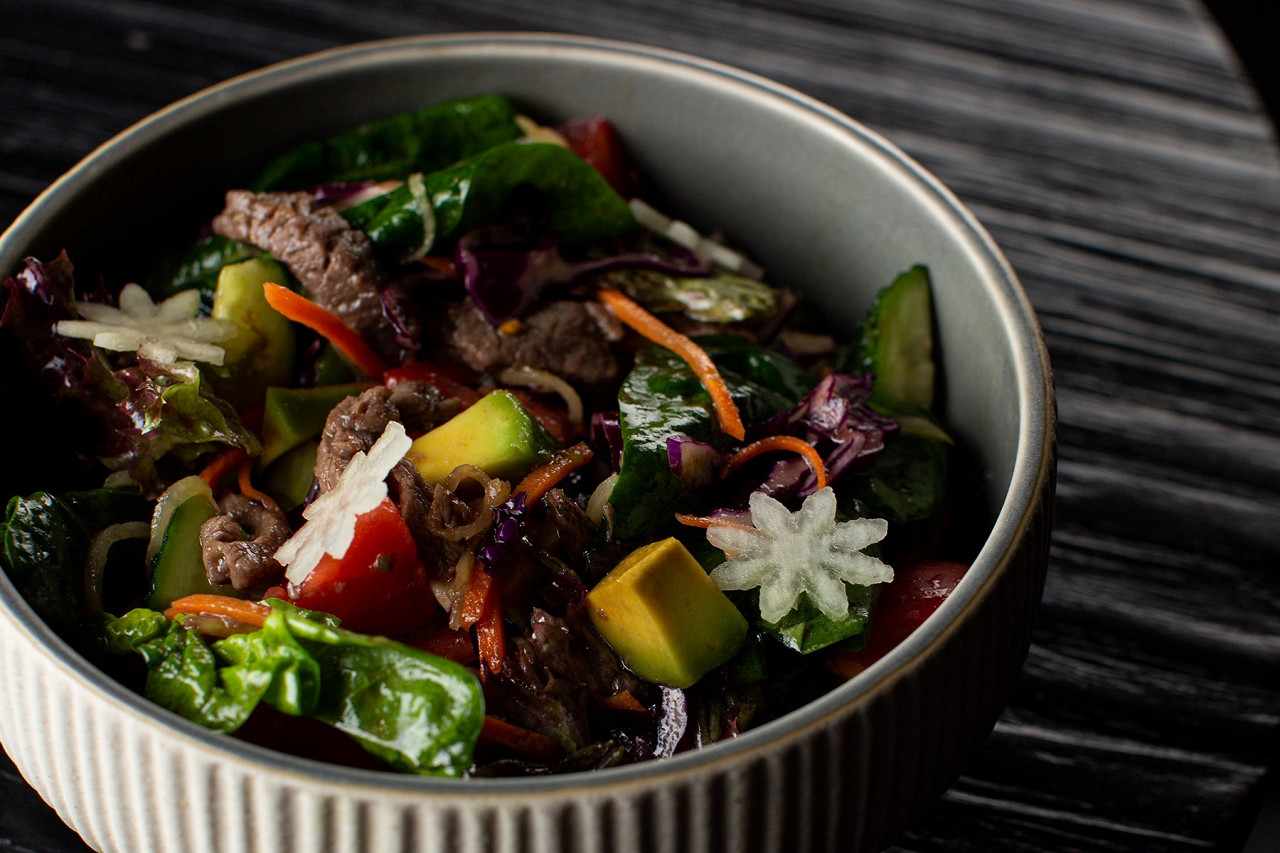Азиатский салат, пошаговый рецепт с фото на ккал