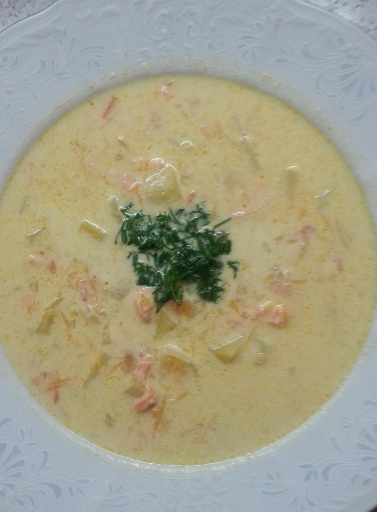 Норвежский сливочный суп с сeмгой – пошаговый рецепт приготовления с фото