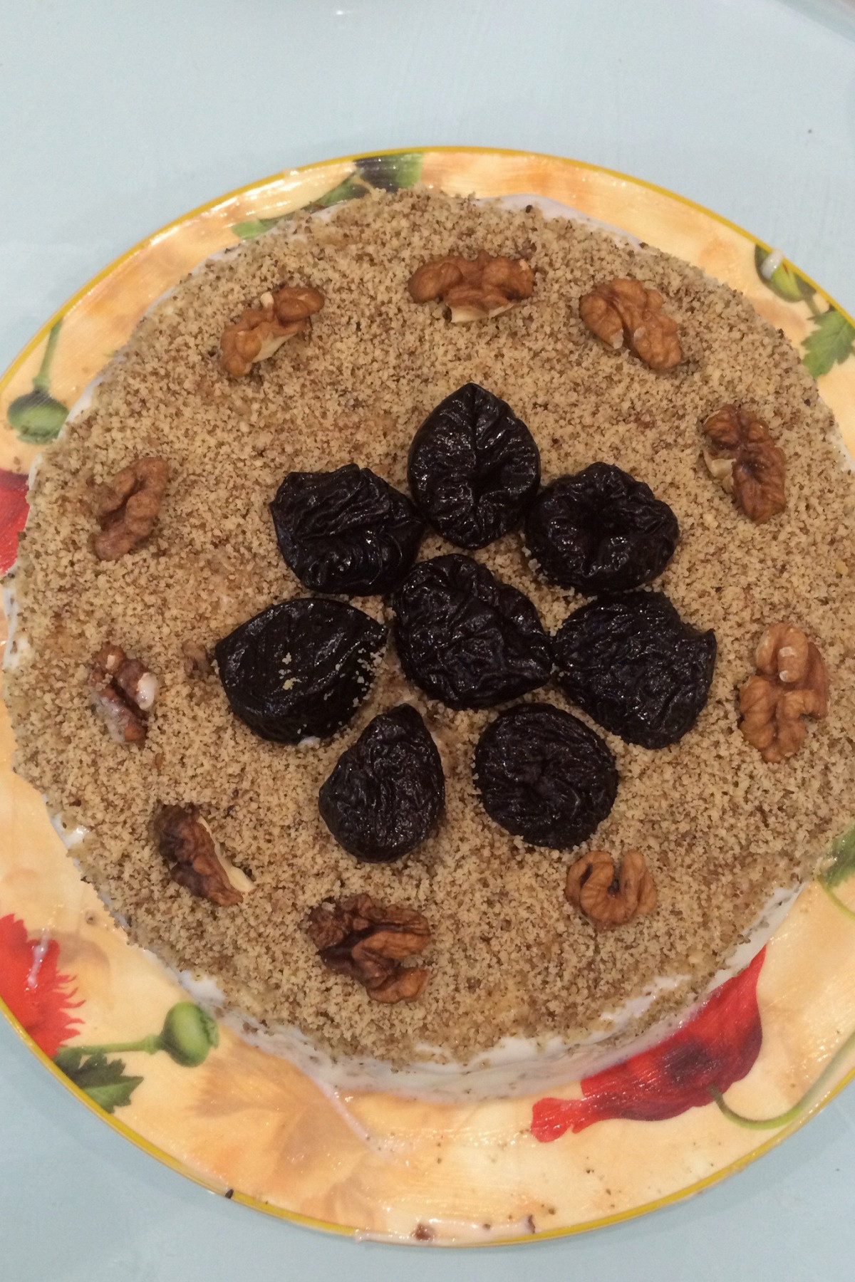 Ингредиенты для «Шоколадный медовик с грецкими орехами»:
