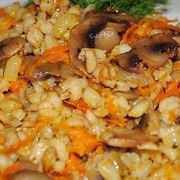 Перловая каша с грибами