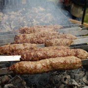 Люля-кебаб из рубленой говядины