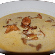 Крем-суп с лисичками