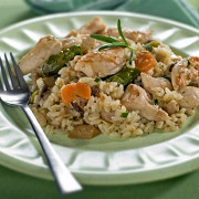 Ризотто с курицей и пармезаном