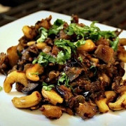 Жареные баклажаны с кешью