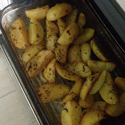 Картофель запеченный по-гречески