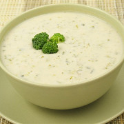 Крем-суп из брокколи с плавленным сыром