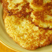 Оладьи из картофельного пюре с курицей
