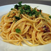 Спагетти карбонара с панчеттой и белым вином