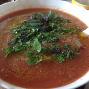 Томатный суп с гриля