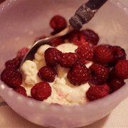 Ванильное мороженое с фруктозой