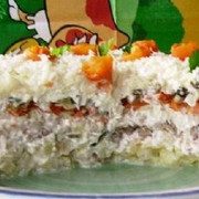 Салат с огурцом и морковью