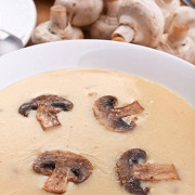 Суп-пюре из свежих грибов