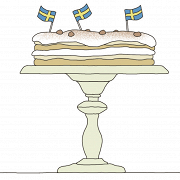 Торт с фундуком и меренгой (marängtårta med hasselnötter)