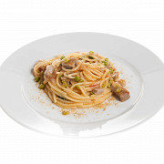 Спагетти с зеленым горошком и тунцом