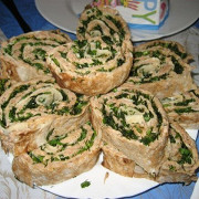 Рулет из лаваша с грибами