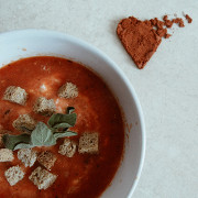 Суп-пюре из красного болгарского перца
