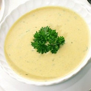 Нежный куриный суп-пюре с сыром