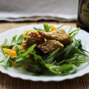 Куриные кусочки в апельсиново-имбирном соусе
