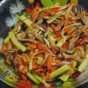 Китайский салат с языком