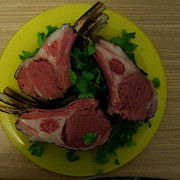 Корейка ягненка sous-vide
