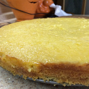 Лимонный пирог из творога