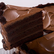 Торт «Пища дьявола» с шоколадным ганашем