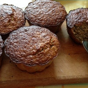 Овсяные банановые кексы с семечками