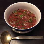 Сырой томатный соус к рыбе и овощам