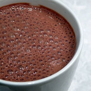 Горячий молочный шоколад с перечной мятой