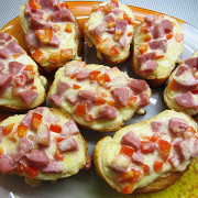 Мини пицца на чиабатте