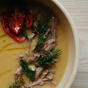 Гороховый суп с телятиной