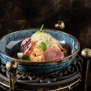 «Морской Цезарь» с креветками