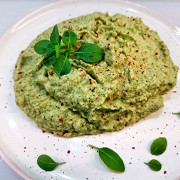 Пюре из цветной капусты с зеленью