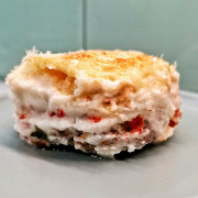 Мясной кетопирожок из цветной капусты