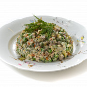 Классический оливье с мясом