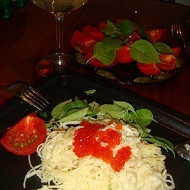 Спагетти «Четыре сыра»