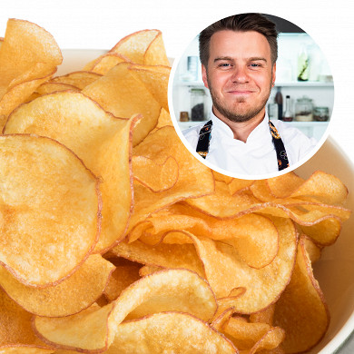 Картофельные чипсы в духовке: рецепт с фото