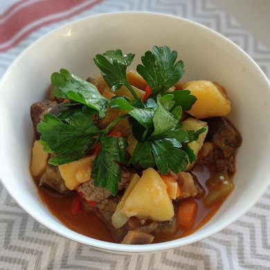 Легкое овощное рагу с говядиной – пошаговый рецепт приготовления с фото