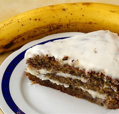 Банановый пирог в духовке