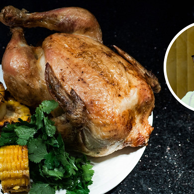 Курица на соли в духовке запеченная целиком — 5 пошаговых рецептов