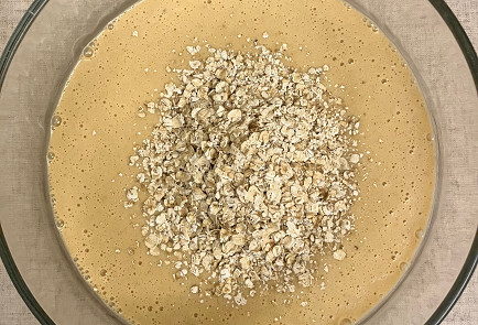 Фото шага рецепта Овсяное печенье с фундуком и яблоком 190846 шаг 6  