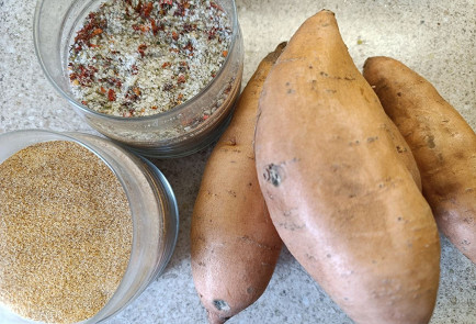 Фото шага рецепта Батат в духовке 190875 шаг 1  