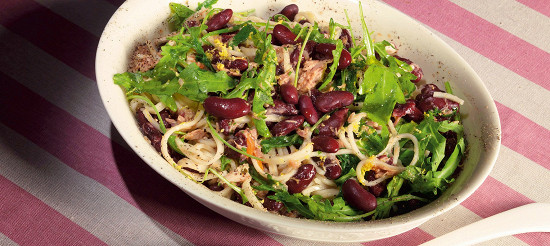 Красная фасоль с тунцом и лапшой рецепт – Европейская кухня: Основные ...