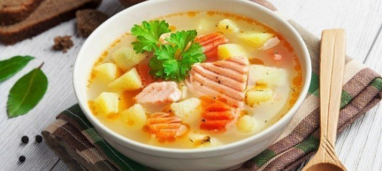 Как приготовить Суп из семги - пошаговое описание