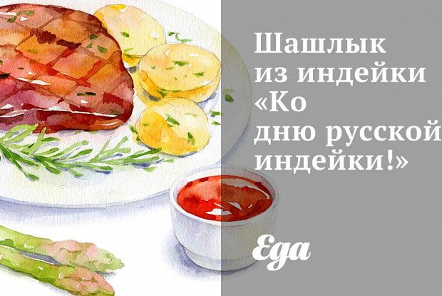 Шашлык из индейки
