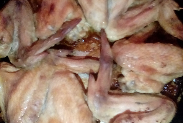 Куриные крылышки с горчицей и медом